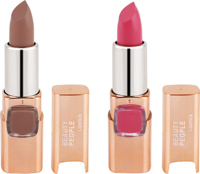 

Beauty People Lipstick(pretty pink, nude delight)