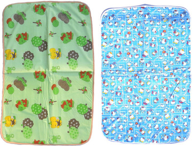 

EasyShop Plastic, Cotton, Rexin Baby Bed Protecting Mat(Multicolor