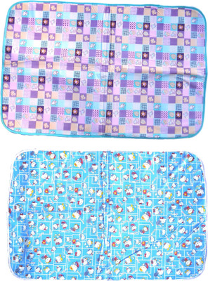 

EasyShop Plastic, Cotton, Rexin Baby Bed Protecting Mat(Multicolor