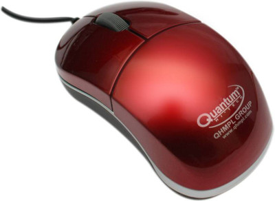 

Quantum QHM 295 Wired Optical Gaming Mouse(USB 2.0, Red)