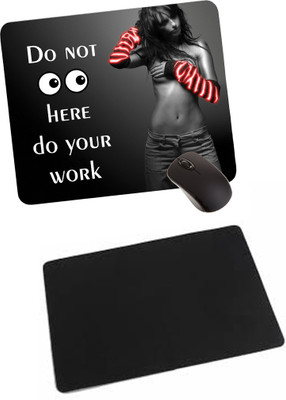 

Mugshug.com Do Not Look Here Mouse Pad Mousepad(Black)