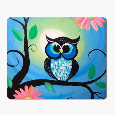 

iKraft Owl Painting Design Mouse Pad- Non -Slip Rubber Mousepad, High Quality Gaming Mouse Pad- Multicolor Mousepad(Multicolor)