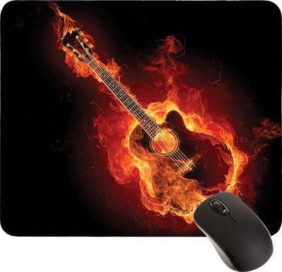 

Mugshug.com Fire Guitar Mousepad(Multicolor)