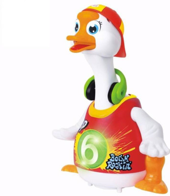 

M-Alive Naughty Goose Duck Toy Many Multi functional Sensor can do a loot of cool stuff like sing talk dance run etc.(Multicolor)