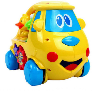 

Kiddale Multi-Function Baby Electric Musical Mini Bus, Fun Baby Toy, Eco-Friendly, Non-Toxic Plastic, Animal Designs, Educational - Fun Musical Toy for Kids(3 Month to 3 Years), Toddler and Babies(Yellow)