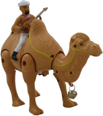 

ExaltedCollection Walking Musical Camel with Guitar man on his top(Multicolor)