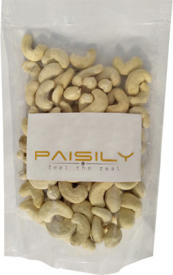 

PAISILY Whole White Cashew Nuts - 200g (200 gram, Pouch) Cashews(200 g, Pouch)