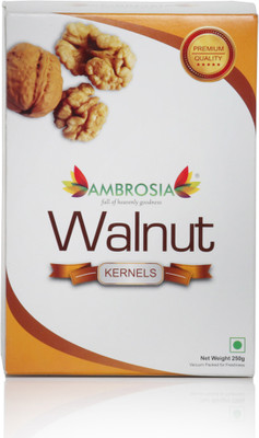 

AMBROSIA Walnut Kernels Premium ( 3 *250gm) Walnuts(750 g, Vacuum Pack)