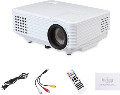

Being Trendy LED Corde 800 lm LCD Corded & Cordless Mobiles Portable Projector(White)