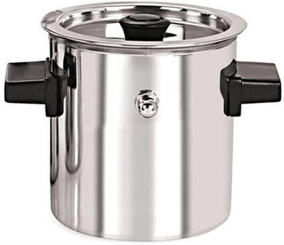 

Diamond 1.5 Ltr Stainless Steel Milk Boiler Pot 1.5 L with Lid(Stainless Steel, Induction Bottom), Silver