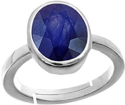 Jaipur Gemstone Stone Sapphire Silver Plated Ring