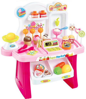 

Effe Shoppe Mini market Play Set with 34 pcs Pretend Play Toys for kids