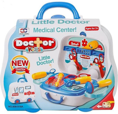 

SANJARY Premium quality 18 PCS Dream Doctor Set Kit Suitcase Set Toy For Children