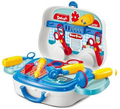 

SANJARY Super quality 18 PCS Dream Doctor Set Kit Suitcase Set Toy For Children