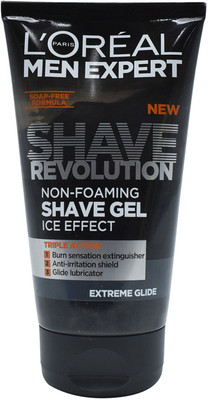 

L'Oreal Men Expert Shave Revolution Non-Foaming Shave Gel, Ice Effect, Extreme Glide(150 ml)