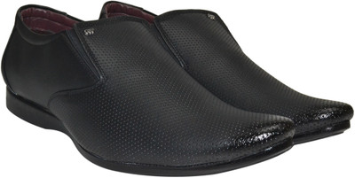 

Human Steps Big Size Black Slip On For Men(Black
