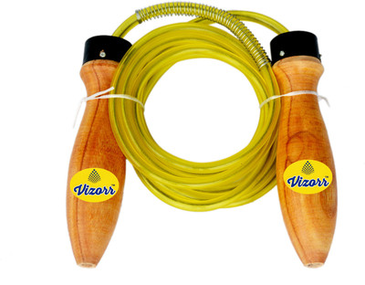 

Vizorr Wooden Freestyle Skipping Rope(Multicolor, Length: 65 inch)