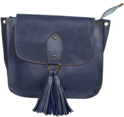 

FutureWorld Girls Casual Blue PU Messenger Bag