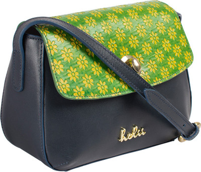 

Holii Women Casual Blue, Green Genuine Leather Sling Bag