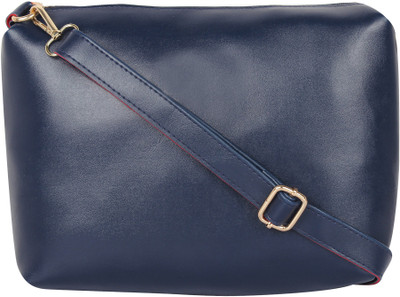 

Now & Wow Women Casual Blue PU Sling Bag