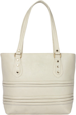 

Now & Wow Women Casual Beige PU Shoulder Bag