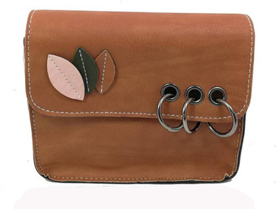 

EMOSHA Women Casual Brown PU Sling Bag