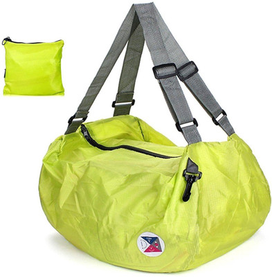 

PackNBUY 3 Way Easy To Carry Folding Bag (Shoulder Bag, Backpack, Cross Bag) - Green Color Small Travel Bag(Green)