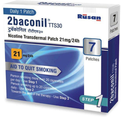 

2baconil 1087772731 24 hour patch Smoking Patch(Pack of 7)