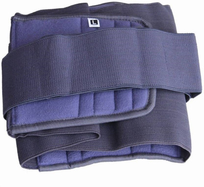 

Krikish Lumbo Sacral belt contour (LS Belt )with double support X-LARGE Lumbar Support (, Blue, Grey