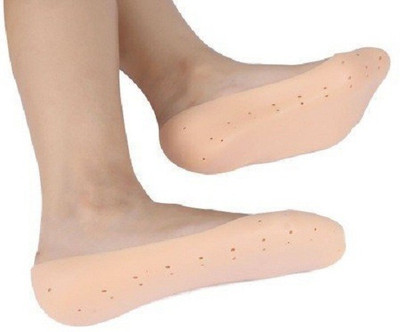 

Maison & Cuisine Silicon Foot Protector/Heel Socks Cracked Foot Skin Care Protector 712-103 Foot Support (, Beige