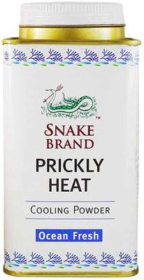 

Snake Brand Prickly Heat Cooling Powder, Ocean Fresh(150 g)