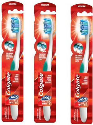 

Colgate visible- white- Ultra Soft Toothbrush(Pack of 3)