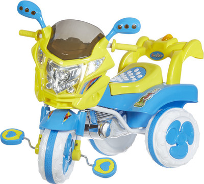 

Fun Ride Comet Musical Kids Tricycle/ Bike/ Scooter with Under seat Storage Space and LED Lights (Blue) Tricycle(Red)