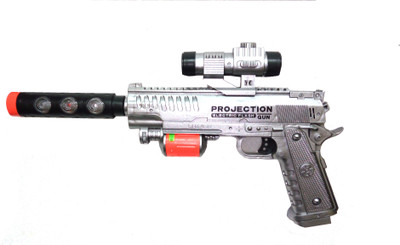 

TALKING GANESHA Toy Gun with Projection, Lights & music for kids - Multicolor(Multicolor)