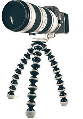 

ALLMUSIC New Arrival Fully Flexible wd16 Universal Mobile/camera Holder Stand With 360 Angle Rotation Gorilla Tripod With Octopus Design Universal Supported For Action/shooting/video/ Dslr Camera/mobile Camera Holder Stand With 10 " Inch Octopus Stand/mob