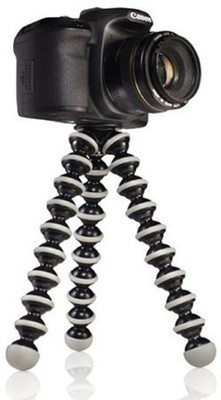 

BJORK Best buy new arrival fully flexible Portable & E1 Foldable Camera & Mobile Tripod with Mobile Clip Holder Bracket Fully Flexible Mount Cum Tripod Stand with Three-Dimensional Head & Quick Release Plate Gorilla Tripod 10" - DSLR , Smartphone & Action