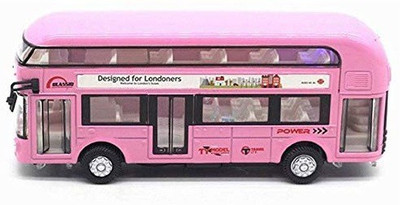 

Alpyog Metal Body Double Decker Luxury Bus for Kids(Minimum. Age 3yrs)(Pink)