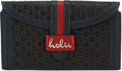 

Holii Women Brown Genuine Leather Wallet(12 Card Slots), Multi