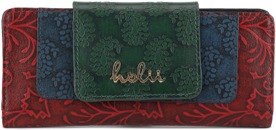 

Holii Women Multicolor Genuine Leather Wallet(13 Card Slots), Multi