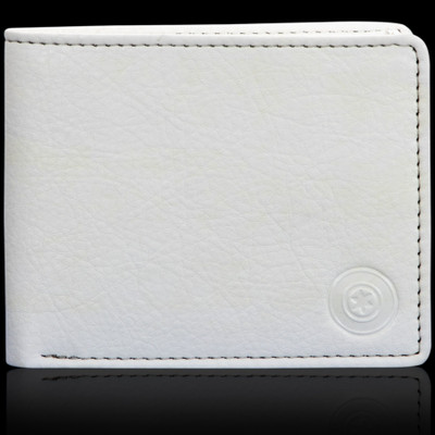 

POLLSTAR Men White Artificial Leather Wallet(3 Card Slots)