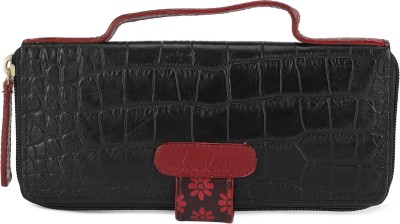 

Holii Women Black Genuine Leather Wallet(8 Card Slots), Multi