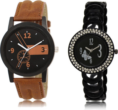

The Shopoholic New Stylist Latest Black And Brown Dial Analog Watch For Boys And Girls Men Stylish Watch Watch - For Men & Women