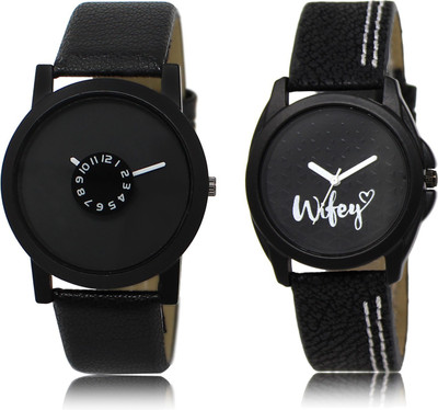 

The Shopoholic Latest Fashionable Black Dial Analog Watch For Boys And Girls Watch For Boys Watch - For Men & Women