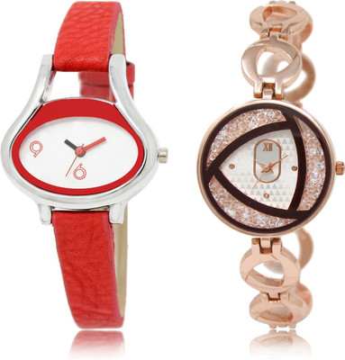 

The Shopoholic Stylist Designer Combo Pack 2 White And Silver Dial Analog Watch For Girls Girl Watches Stylish Watch - For Women