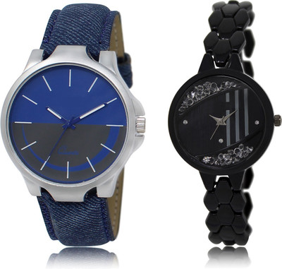 

The Shopoholic Fashionable Fancy CollectionÃÂ Blue And Grey And Black Dial Analog Watch For Boys And Girls Watch For Men Watch - For Men & Women
