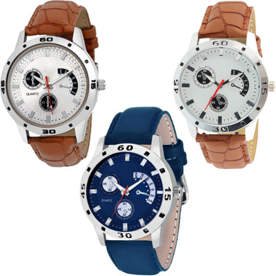 

NUBELA NB_203511 Blue And Brown Color Watch - For Men
