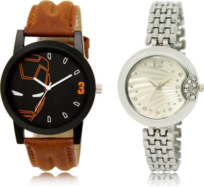 

The Shopoholic Fashionable Funky Look Black And Silver Dial Analog Watch For Boys And Girls For Womens Watches Watch - For Men & Women