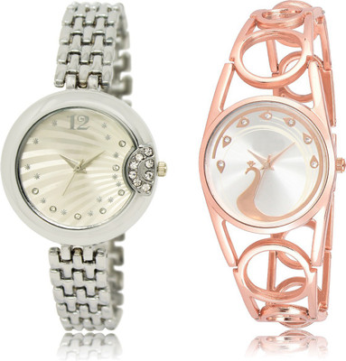

The Shopoholic Latest Fashionable Silver Dial Analog Watch For Girls Womens Watchs Watch - For Women