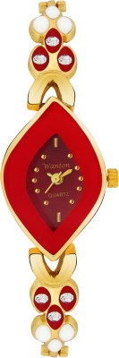 

WANTON Z4 Golden and Red unique style and beautiful watch for women Watch - For Women