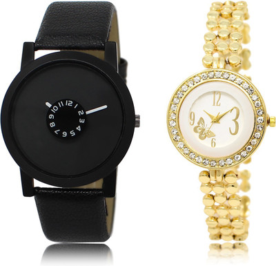 

The Shopoholic Fashionable Funky Look Black And White Dial Analog Watch For Boys And Girls Men Stylish Watch - For Men & Women